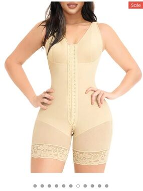 YIANNA Colombianas Shapewear Tummy Control Full Body Butt Lifter Zipper Crotch